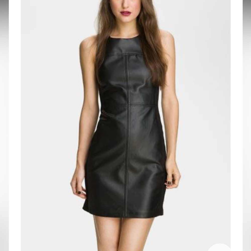 SANCTUARY Faux Leather Dress